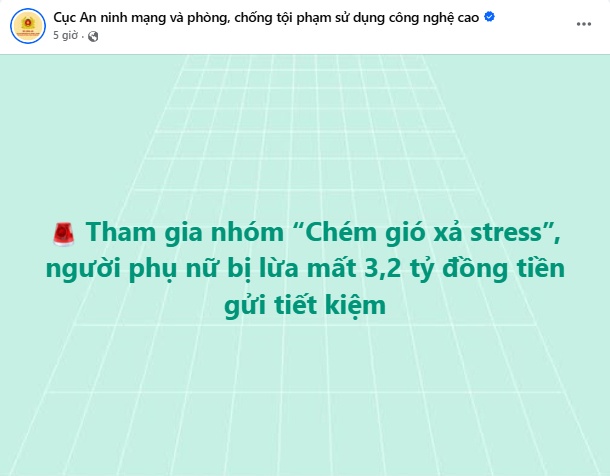 “Chém gió xả stress” nhưng mất 3,2 tỷ đồng: Người phụ nữ đã sập bẫy thế nào?
