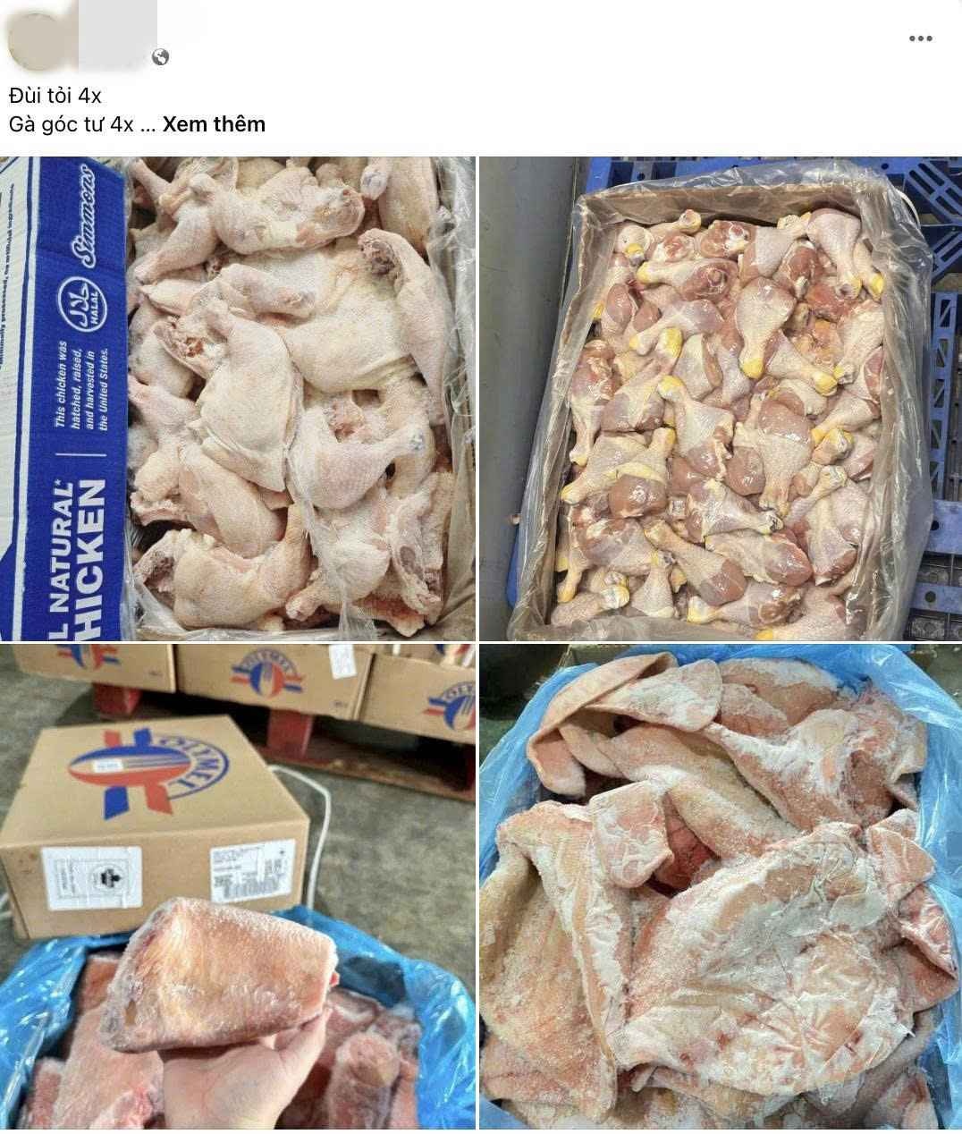 Gà nhập khẩu rẻ bằng nửa hàng nội