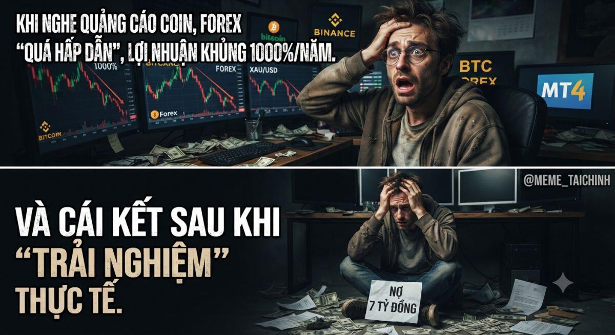 Nợ 7 tỷ đồng vì coin, forex 'quá hấp dẫn'