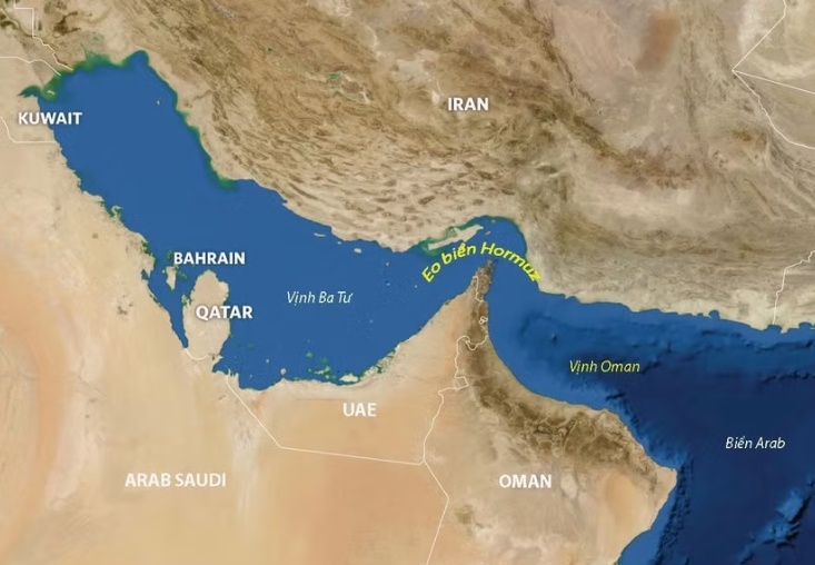 Iran mở rộng vùng cấm hàng hải ra ngoài eo biển Hormuz