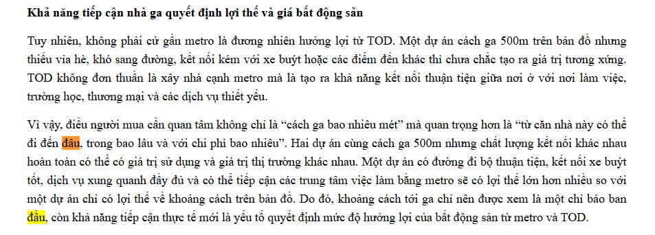 Nhà gần metro: Giá cao hơn nhưng rẻ hơn?