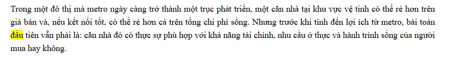 Nhà gần metro: Giá cao hơn nhưng rẻ hơn?