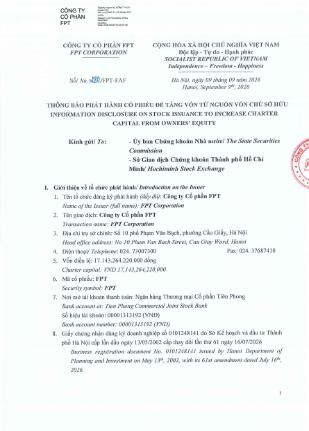 Cổ phiếu FPT lên đỉnh 3 tháng, nhà đầu tư chú ý thông tin vừa công bố