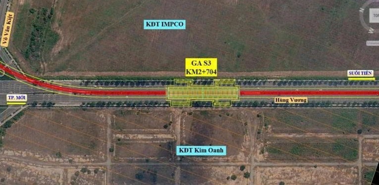 Lộ diện tuyến metro 30,66 km nối Bình Dương với Suối Tiên, có 17 nhà ga