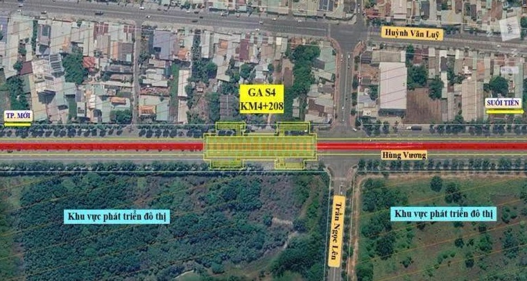Lộ diện tuyến metro 30,66 km nối Bình Dương với Suối Tiên, có 17 nhà ga