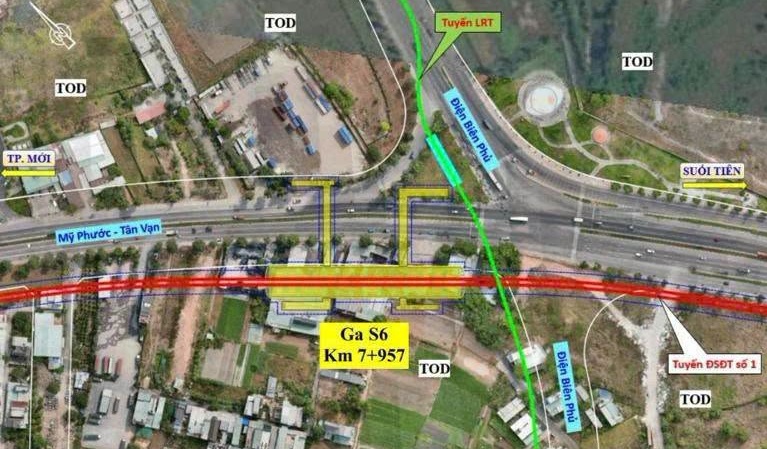 Lộ diện tuyến metro 30,66 km nối Bình Dương với Suối Tiên, có 17 nhà ga
