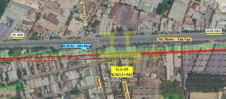 Lộ diện tuyến metro 30,66 km nối Bình Dương với Suối Tiên, có 17 nhà ga