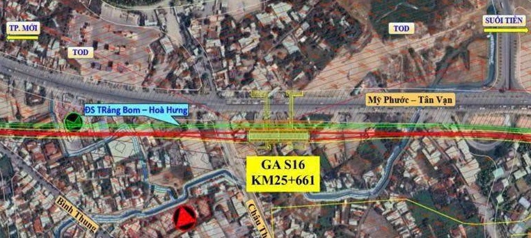 Lộ diện tuyến metro 30,66 km nối Bình Dương với Suối Tiên, có 17 nhà ga