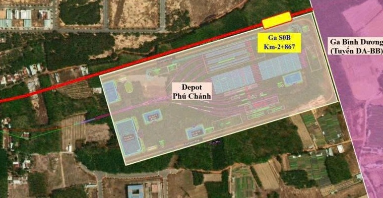 Lộ diện tuyến metro 30,66 km nối Bình Dương với Suối Tiên, có 17 nhà ga