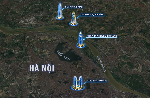 Cuộc đua "chọc trời" tại Hà Nội: Lộ diện 4 siêu tháp tỷ đô định hình lại diện mạo Thủ đô