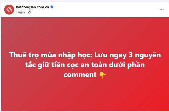 Mùa nhập học, sinh viên thuê trọ nhớ 3 nguyên tắc này để không “mất oan” tiền cọc