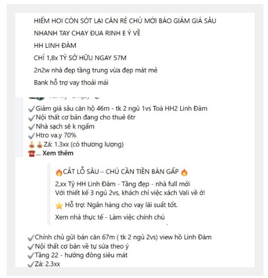 HH Linh Đàm có biến: Giá căn hộ giảm cả tỷ, người bán sốt ruột trước kế hoạch rà soát của Hà Nội