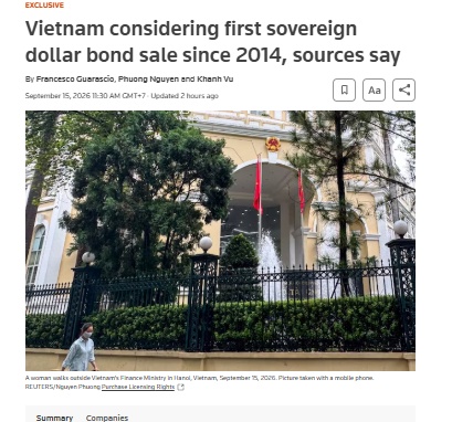 Việt Nam cân nhắc phát hành trái phiếu USD?