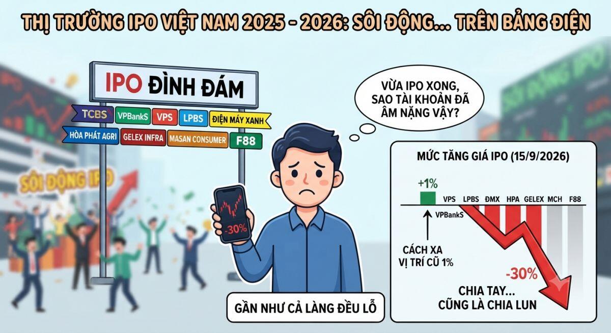 IPO sôi động nhưng nhà đầu tư lại “buồn”