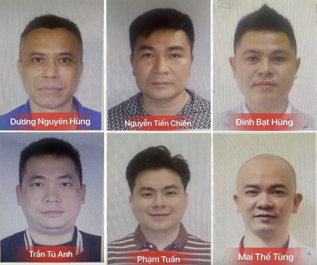 Điều tra ban đầu của công an xác định, khoảng năm 2021, Dương Nguyên Hùng, (51 tuổi), Nguyễn Tiến Chiến  ...