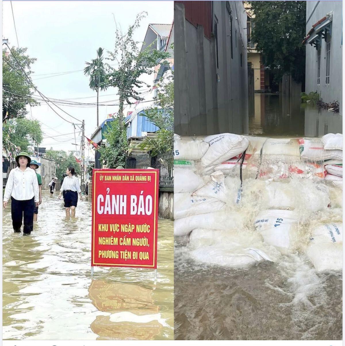 Hà Nội bác bỏ tin đồn vỡ đê tả Bùi