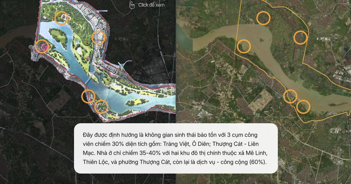 Diện mạo sông Hồng dự kiến thay đổi thế nào vào năm 2038?