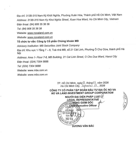 Novaland (NVL) chốt ngày chào bán gần 800 triệu cổ phiếu để cơ cấu nợ