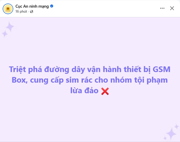 Lộ đường dây cung cấp sim rác cho nhóm tội phạm lừa đảo qua GSM Box