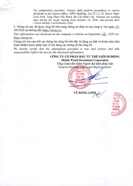 1.000 đồng/cp sắp về túi cổ đông MWG, “team cầm hàng” có quà!