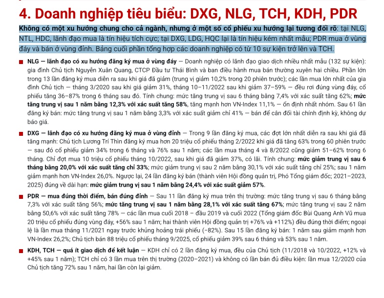 Lãnh đạo mua - bán cổ phiếu: Người mua đúng vùng, kẻ phát tín hiệu trái chiều