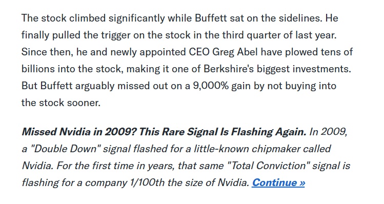 Cổ phiếu đã tăng 9.000% vẫn lọt mắt xanh của huyền thoại Warren Buffett: Đâu là lý do?