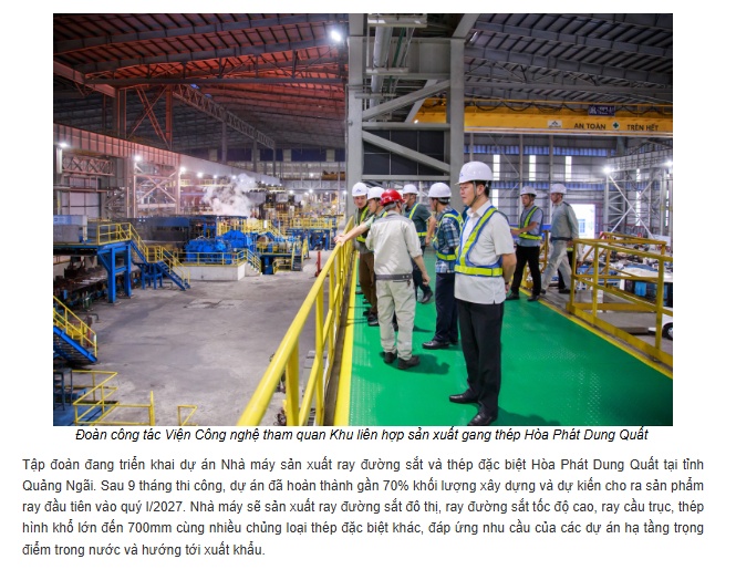 Tỷ phú Trần Đình Long bắt tay “ông lớn” Bộ Quốc phòng, nhắm làm chủ công nghệ sản xuất ray đường sắt