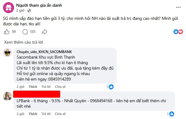 Cảnh báo người gửi tiết kiệm: Coi chừng “suất gửi nội bộ”