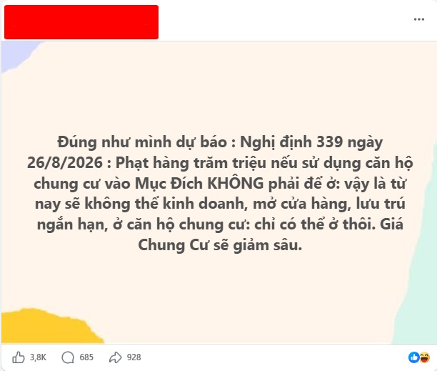 Thực hư phía sau thông tin “chung cư sẽ giảm sâu” vì quy định mới