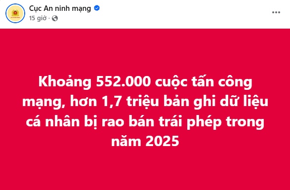 Hơn 1,7 triệu dữ liệu cá nhân bị rao bán: Ai đang đứng sau những “kho dữ liệu” này?