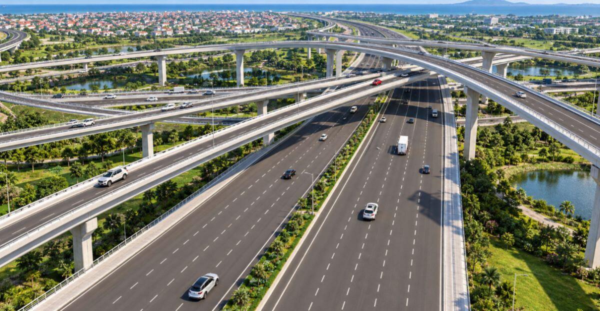 Tuyến đường 28km có tới 64 cây cầu: Quy mô gây choáng kết nối siêu sân bay lớn nhất miền Bắc