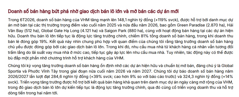 VHM không còn “rẻ” như xưa: P/B 2026 lên 2,2x, vượt xa mức bình quân 5 năm