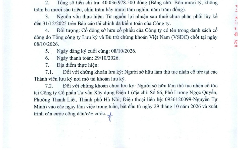 EVN “bỏ túi” hơn 21,6 tỷ đồng cổ tức từ TV1