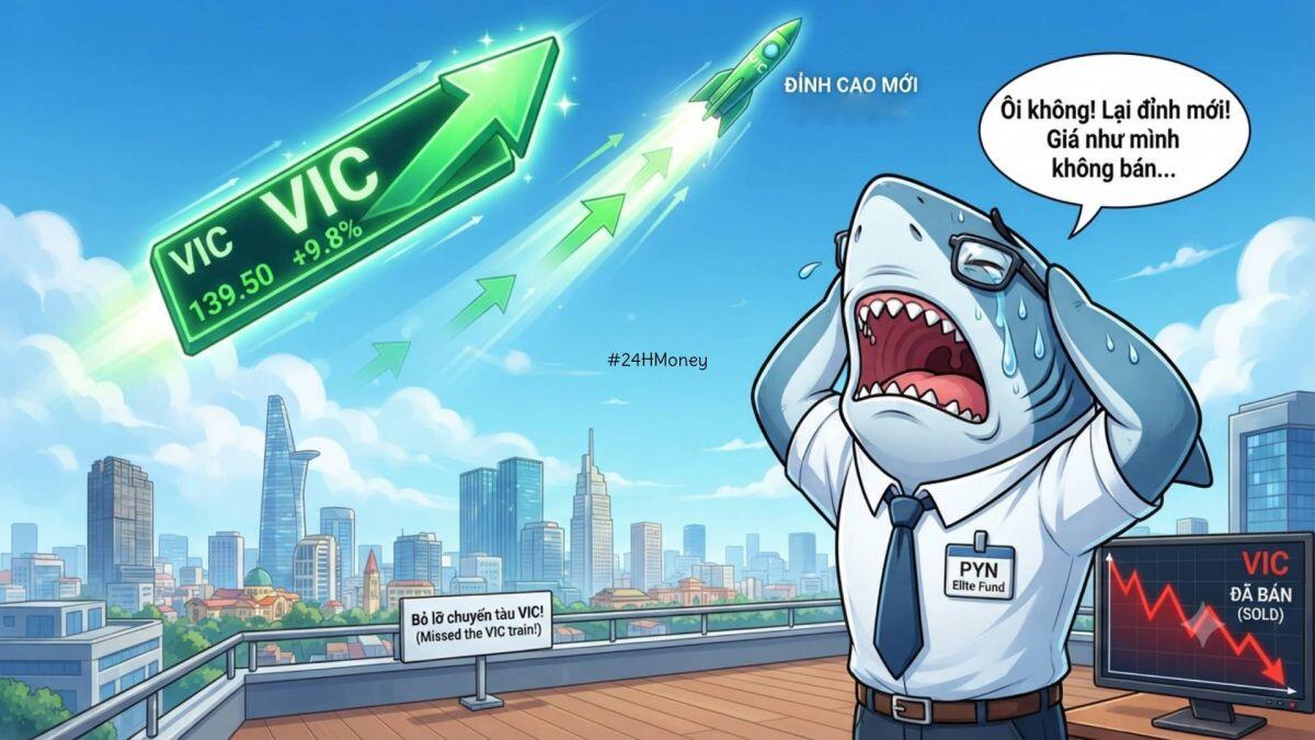 "Thua” VN-Index chỉ vì không có cổ phiếu Vingroup, ông chủ PYN Elite Fund nói thẳng: Đây là bài học đắt giá