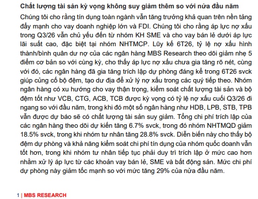 13 ngân hàng cùng báo lãi tăng trong quý 3, Big4 lại “cầm trịch”