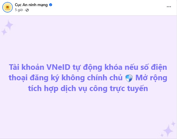 Đổi số điện thoại, coi chừng VNeID bị khóa: Quy định mới chính thức áp dụng