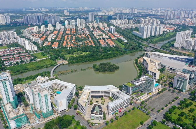 Chuyên gia: Phú Mỹ Hưng ít ngập nhờ giữ chỗ cho nước