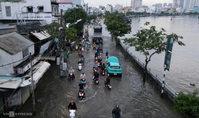 Chuyên gia: Phú Mỹ Hưng ít ngập nhờ giữ chỗ cho nước