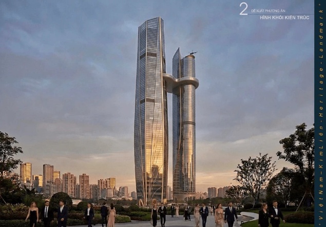 Khu đất giữa Hà Nội sắp “lột xác”? Hé lộ đôi tháp 99 tầng cao 568m và đại tổ hợp bên trong