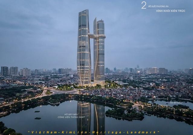 Khu đất giữa Hà Nội sắp “lột xác”? Hé lộ đôi tháp 99 tầng cao 568m và đại tổ hợp bên trong