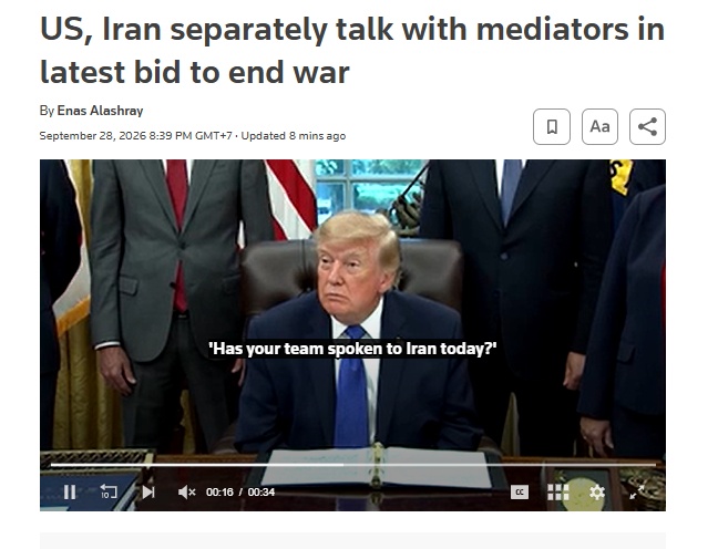 Mỹ - Iran “nói chuyện riêng”: Cánh cửa chấm dứt chiến tranh lại hé mở?