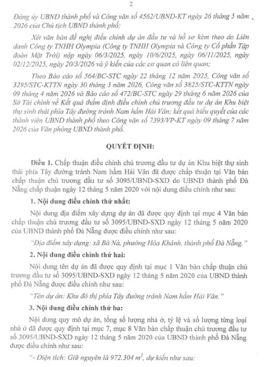 Lộ diện thêm một đại dự án mới của Sun Group tại Đà Nẵng