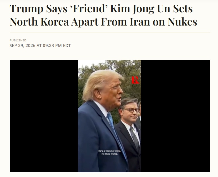 Ông Trump nói thẳng: Triều Tiên có hạt nhân được, còn Iran thì… không