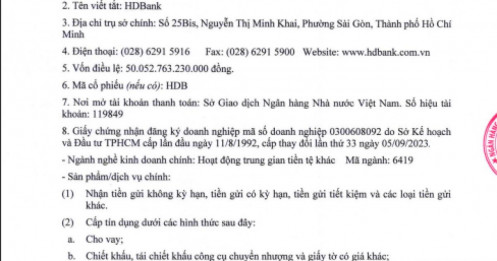 HDBank chốt chia cổ tức và cổ phiếu thưởng 30%