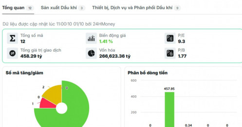 Cổ phiếu dầu khí bật dậy sau cú “ngã” hôm qua