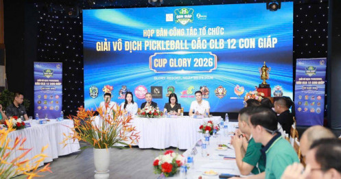 "Kick off" Giải Vô địch Pickleball Các CLB 12 Con Giáp 2026 - Kiến Tạo Hành Trình Mới Rực Rỡ