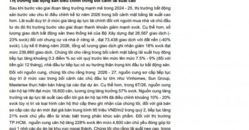 BĐS Q3/26: VHM tăng tốc 312%, VRE vẫn tăng 15%, còn NLG - KDH - DXG thì “tụt mood”