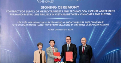 Vingroup bắt tay tập đoàn đường sắt Pháp làm 200 đoàn tàu metro