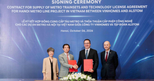 Tỷ phú Phạm Nhật Vượng "chơi lớn" chốt 200 đoàn tàu không người lái, 117 đoàn được lắp ráp tại Việt Nam