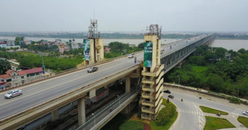 Hà Nội cấm xe tải, xe khách từ 16 chỗ qua cầu Thăng Long
